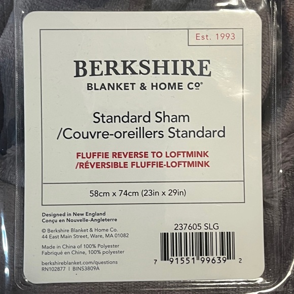 BERKSHIRE Standard Pillow Sham (dark grey) - Picture 4 of 4